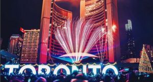 New Years Eve on Nathan Phillips Square, Toronto